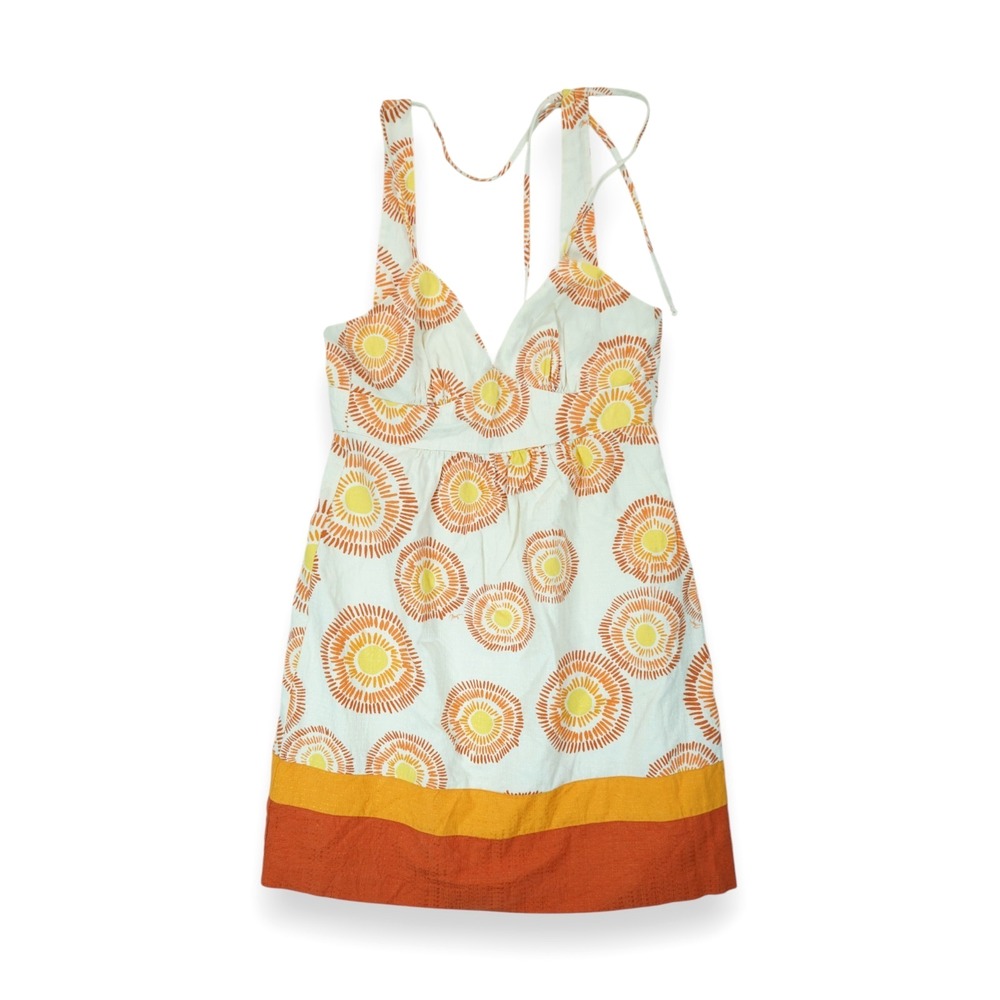 TRINA TURK Los Angeles Sun Dress Multicolor Silk Blend Sleeveless Sz 6 MSRP $300